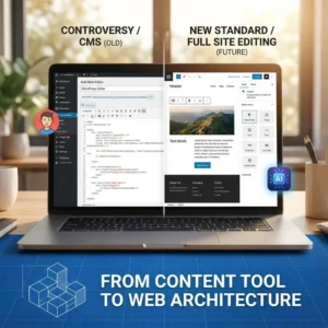WordPress Gutenberg 古騰堡編輯器對比傳統編輯器